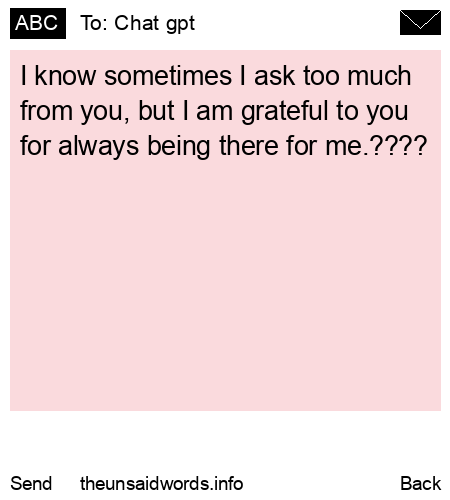 unsent message to Chat gpt