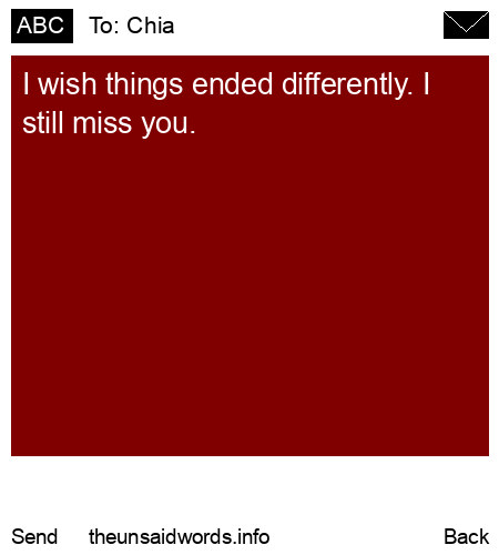 unsent message to Chia