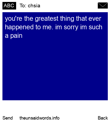 unsent message to chsia