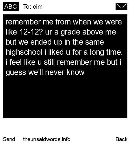 unsent message to cim