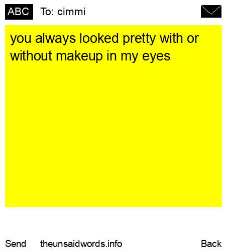 unsent message to cimmi