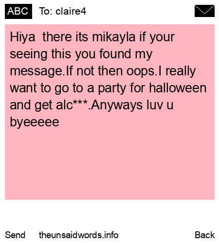 unsent message to claire4