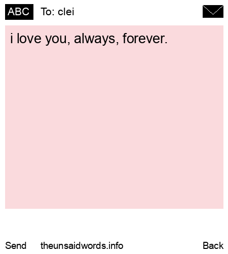 unsent message to clei