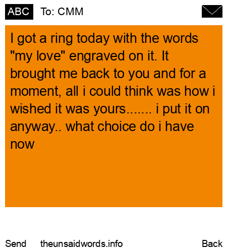 unsent message to CMM