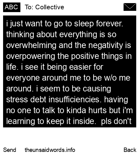 unsent message to Collective
