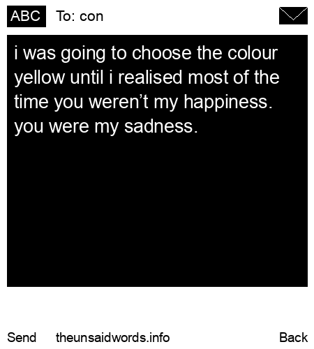 unsent message to con