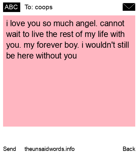 unsent message to coops