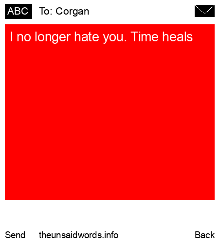 unsent message to Corgan
