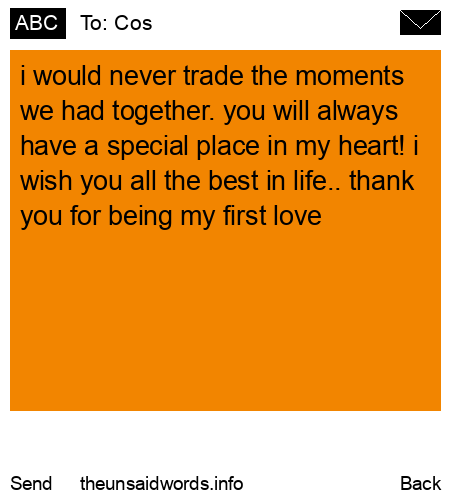 unsent message to Cos