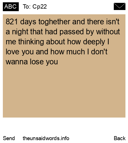 unsent message to Cp22