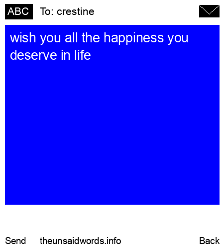 unsent message to crestine