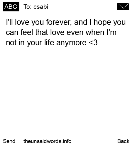 unsent message to csabi