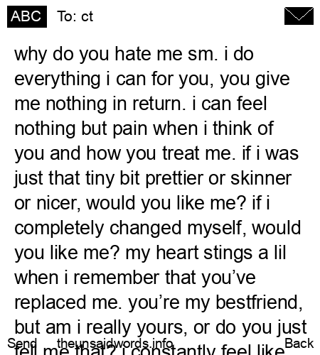 unsent message to ct