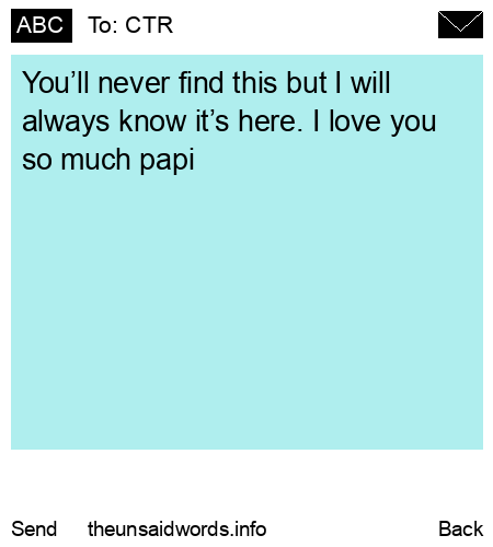 unsent message to CTR
