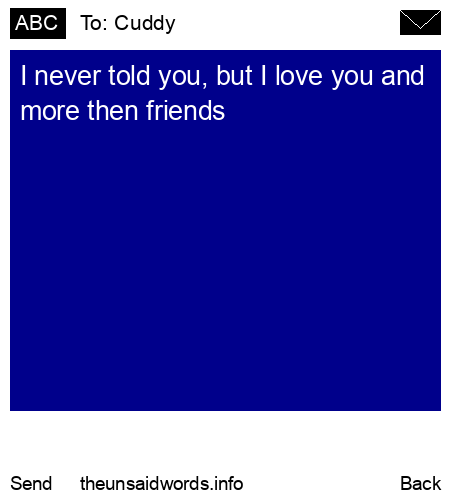 unsent message to Cuddy