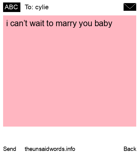 unsent message to cylie 