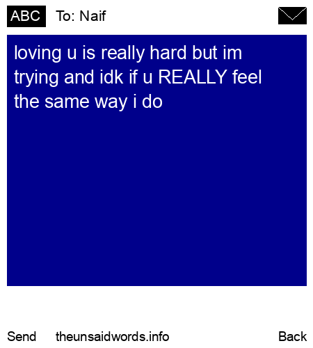 unsent message to Naif