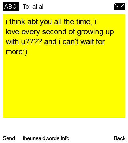 unsent message to aliai