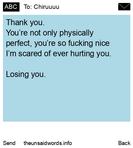 unsent message to Chiruuuu