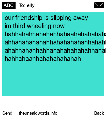 unsent message to elly