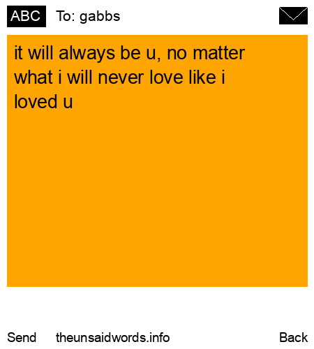unsent message to gabbs 