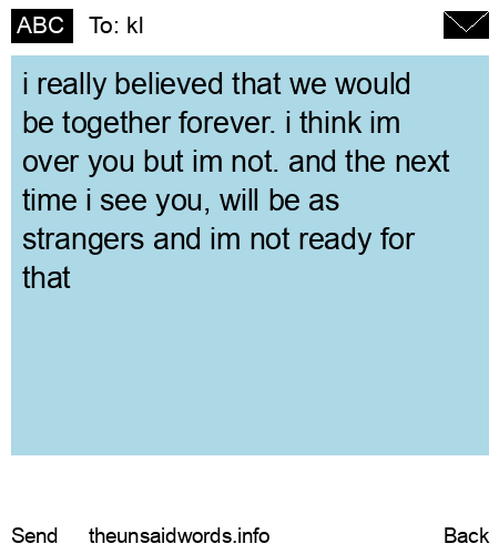 unsent message to kl