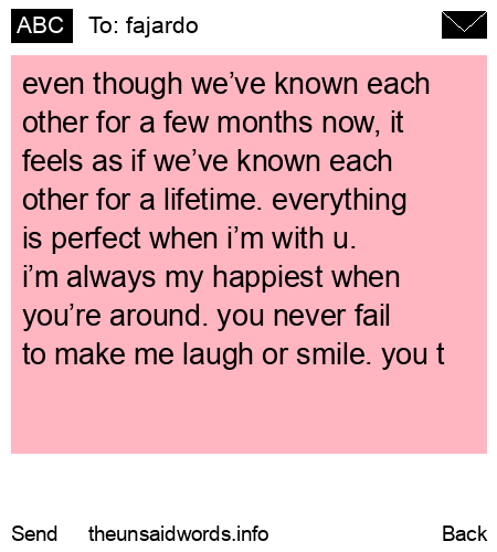 unsent message to fajardo