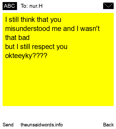 unsent message to nur.H