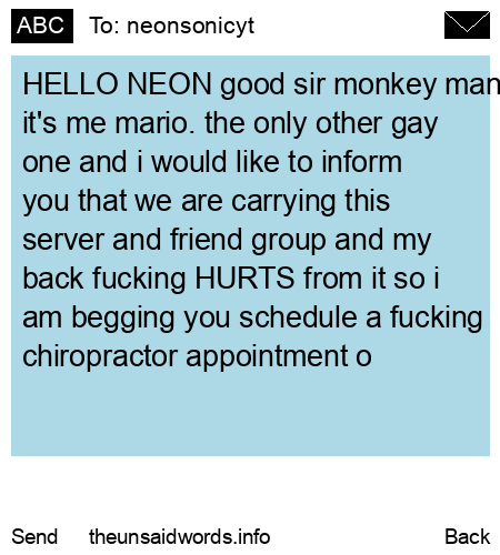 unsent message to neonsonicyt