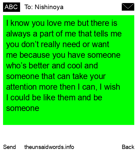 unsent message to Nishinoya
