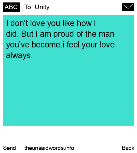 unsent message to Unity
