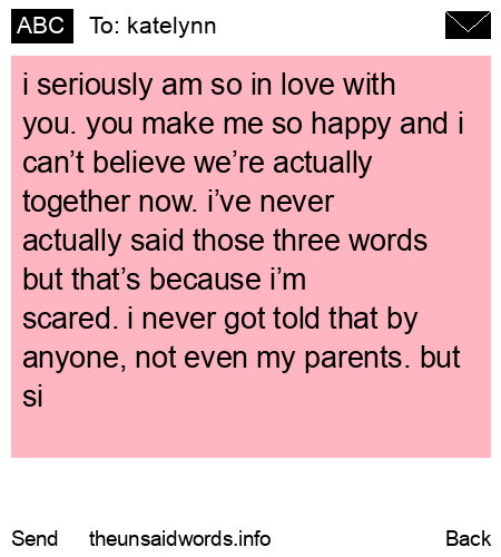 unsent message to katelynn