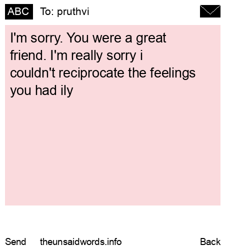 unsent message to pruthvi 