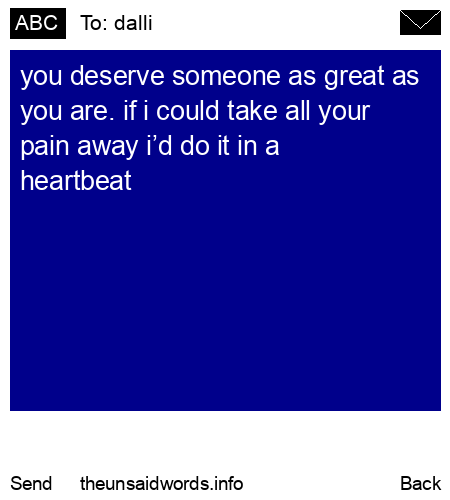 unsent message to dalli