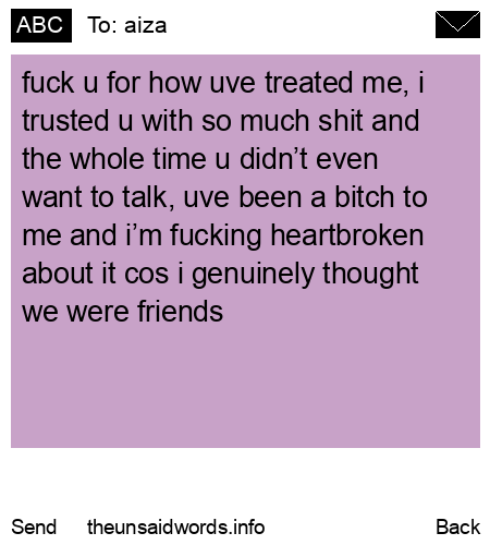 unsent message to aiza