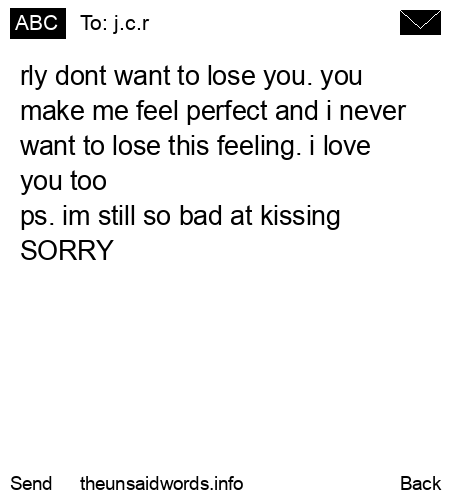 unsent message to j.c.r