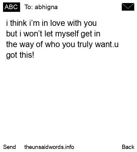 unsent message to abhigna 