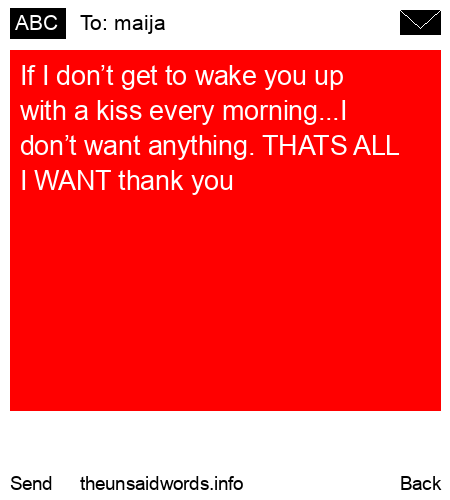 unsent message to maija