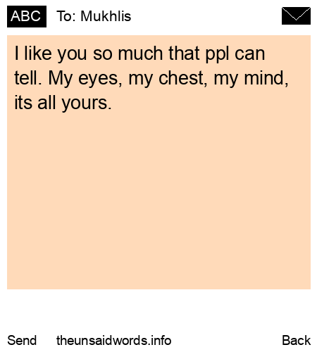 unsent message to Mukhlis