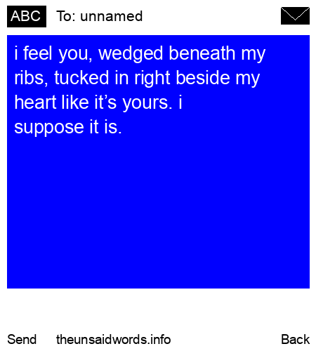 unsent message to unnamed