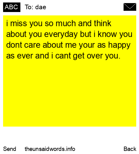 unsent message to dae