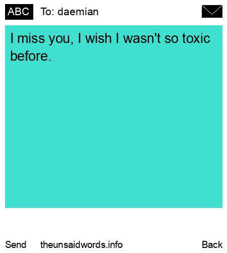 unsent message to daemian