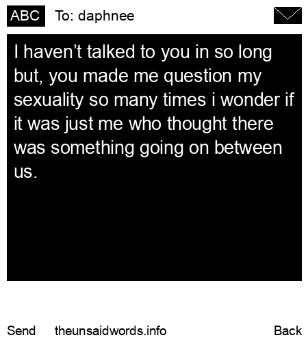unsent message to daphnee