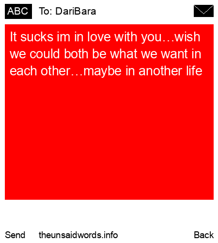 unsent message to DariBara