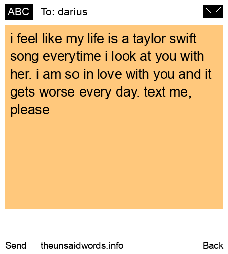 unsent message to darius
