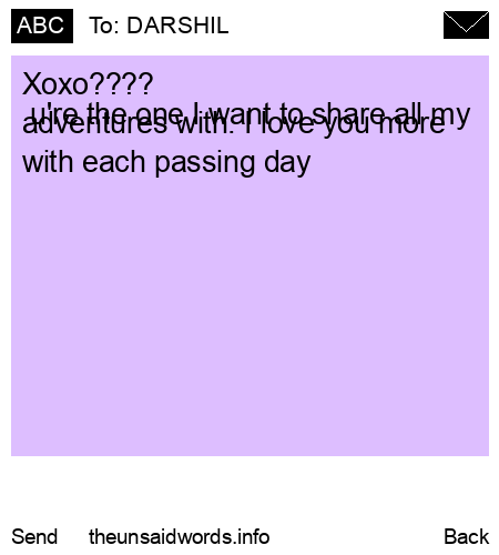 unsent message to DARSHIL 