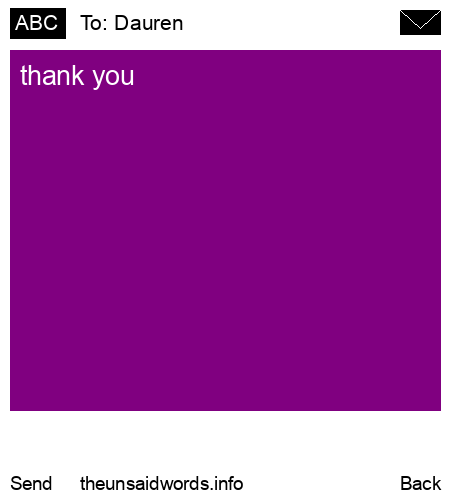 unsent message to Dauren