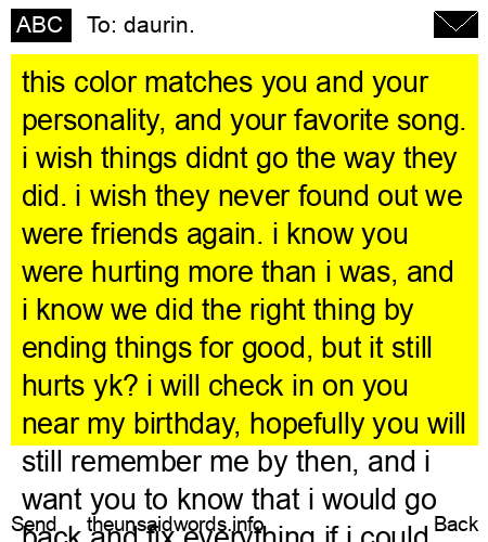 unsent message to daurin.