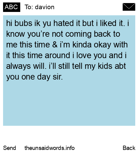unsent message to davion