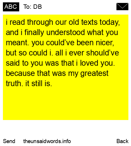 unsent message to DB